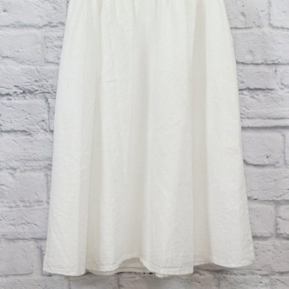 Cotton Ruffle Top Sleeveless Summer Dress Size M-L - Picture 4 of 11